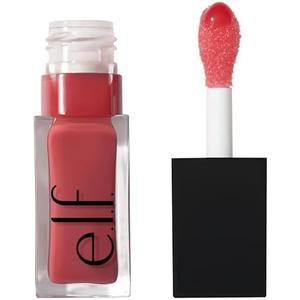 e.l.f. Glow Reviver Lip Oil, Nourishing Tinted Lip Oil For A High-shine Finish, Infused With Jojoba Oil, Vegan & Cruelty-free, Rose Envy