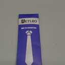 Uetlro Black Ties For Men Solid Pure Color Formal Neckties 3.15" (8CM) Men's Tie for Business and Wedding with Gift Box