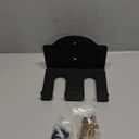 Olympic Barbell Wall Rack Holder - Heavy Duty 66lbs Weight Storage Mount with EVA Pads (2 Hook)