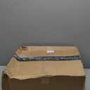 Joydeco 8x10 Area Rugs for Living Room, Non Slip Machine Washable Vintage Rug, Low Pile Chenille Print Rugs for Bedroom, Dining Room, Home Office, Pet & Child Friendly, Tan