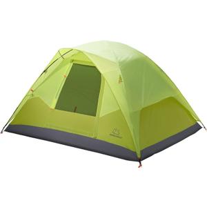 Mountain Summit Gear Campside Dome Tent, 3/4/6-Person Camping Tent, Camping Gear for The Outdoors, Backpacking Tents for Camping (by Caddis Sports Inc.)