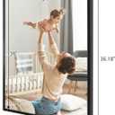 24x36 Snap Frame Black Poster Frames Set of 2 Front-loading Frame Metal Click Frame,Coating Aluminum Profile with High Definition Plexiglass