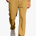 JMIERR Men's Casual Drawstring Pants Elastic Waist Lightweight Pant Summer Beach Trouser with Pockets, Size 42