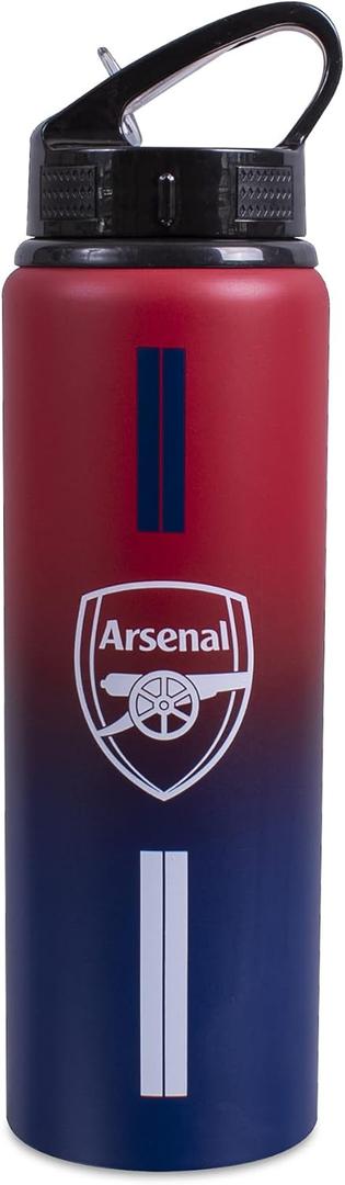 Hy-Pro Arsenal F.C. Team Merchandise 750ml Aluminium Fade Bottle, White, One Size