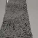 OLANLY Bathroom Rugs 36x24, Extra Soft Absorbent Chenille Bath Rugs, Rubber Backing Quick Dry, Machine Washable Bath Mats for Bathroom Floor, Tub and Shower, Home Decor Accessories, Grey