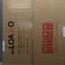 LOAAO Black Metal Framed Bathroom Mirror for Wall, 22X30 Inch Rounded Rectangle Mirror, Matte Black Bathroom Vanity Mirror Farmhouse, Anti-Rust, Hangs Horizontally or Vertically