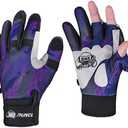 RUNCL Fishing Gloves Winter Warm RAGUEL, Touchscreen Outdoor Fishing Gloves, Neoprene 3 Cut Fingers Cycling Gloves, Convertible Windproof for Men Women Ice Fishing Photography Kayaking Size XXL