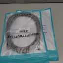 2 x 26FT 60W USB C to USB C Right Angle Fast Charging Cable,Long Cord Nylon Braided, Type C Charger Cord for,Apple-iphone 15,Sam-sung GalaxyS24 S23 S22 A15,iPad Pro/Air,Pixel 5/4 XL,One-Plus 8T,PS5 (Grey)