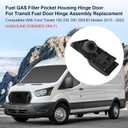 CK4Z5427936A Fuel Filler Door Housing Pocket Hinge White Fuel Door Cover Compatible with Ford Transit Vans 150 250 350 HD 2015-2023 CCK4Z-5427936-F CK4Z-5427936-J CK4Z-5427936-A