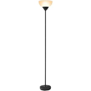 Newhouse Lighting 71-in. Charles Black Modern Standing Lamp NHFL-CH-BK, Floor Lamp for Living Room, Bedroom, and Other Home Decor, Ambient Lighting and Mood Lighting for Office Decor