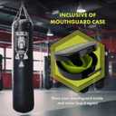 DAMAGE CONTROL Extreme Impact Mouth Guard Sports Mouthguard for Boxing, MMA, BJJ, Hockey, Rugby, Lacrosse, & More Mouthpiece for Teeth & Jaw Protection, for Youth & Adults (Adult, Blackarts)