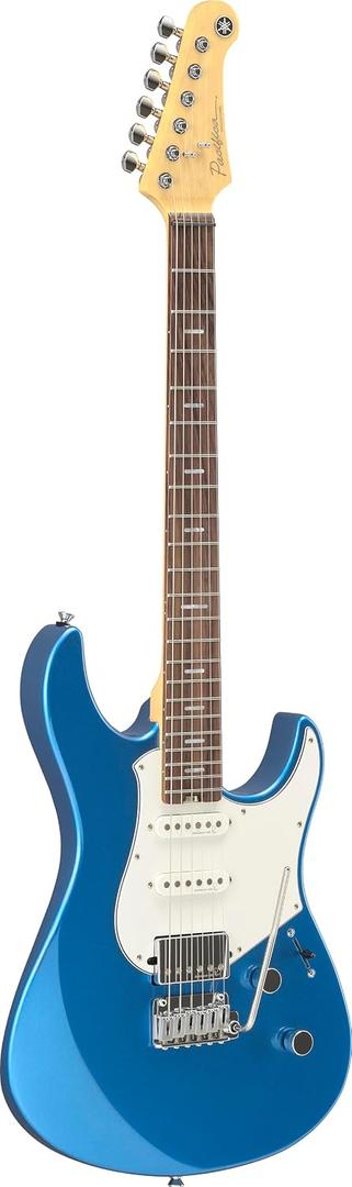 Yamaha Pacifica Professional Electric Guitar With Hardshell Case, Sparkle Blue, Made in Japan