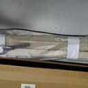 LazBlinds No Drill 1" Vinyl Mini Blinds, 20" W x 48" H, Desert Sand | Cordless Tool Free Blinds for Windows, Light Filtering Horizontal Window Blinds & Shades