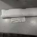 COUKIU Bathroom Vanity Sink Backsplash/Sidesplash (White Engineered Marble, 4" x 24")