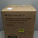 BONSEN 300-Sheet Auto Feed Paper Shredder, 60 Minutes Non-Stop Commercial Grade Heavy Duty Shredders for Office, 8.1 Gallon Micro Cut Document Shredder, P-4 Security Level, 58dB Super Quiet (Black)