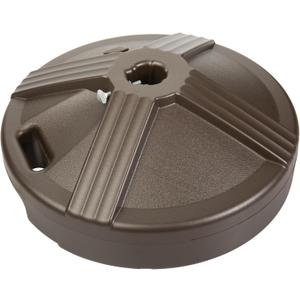 US Weight Durable Fillable Umbrella Base for Patio Table - 50 Pound Capacity Heavy Duty Adjustable Stand for Outdoor Umbrellas - Made in The USA