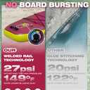 SUNHOKEY 11'×34'' Extra Wide Inflatable Paddle Board with Seam Welded Technology, Stand Up Paddle Board, 420lb Capacity for Adults, Sup Board for All-Level with 2-Blade Paddle/Dual-Action Pump/Leash