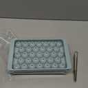 WIBIMEN Ice Cube Tray with Lid and Bin - Round Ice Trays for Freezer with Lid - Ice Cube Trays for Freezer with Ice Container (0.8"-2PACK Blue)