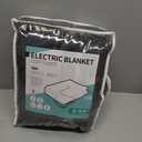 Electric Heated Blanket 62"x84" Twin Size, Soft Coral Fleece with 4 Heating Levels and 10 Hours Auto-Off, Machine Washable, Cozy Plush Fabric for Couch, Bed & Office, Women's Gift, Dark Gray