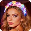 CAKURE Light Up Headbands Led Headband Glow Costume Hair Accessories for Women and Girls