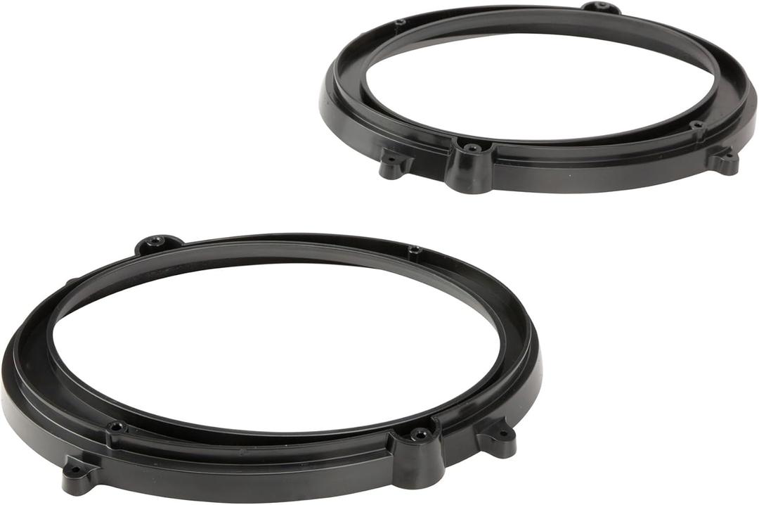 Scosche Compatible with Select 2006 to 2013 Harley Davidson Motorcycle with Boom Audio Saddlebags 5x 7 to 6x 9 Speaker Adapter (1 Pair) SAHD6901B