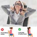 HOMBYS Sherpa Fleece Lumbar Support Pillow with Headrest for Recliner,Memory Foam Recliner Chair Cushion for Back Pain,Big High Back Support for Recliner with Chair Headrest for Elderly (Grey)