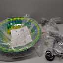 DREAMSOUL 20" Peacock Large Bird Bath Stand 2 PCS Bird Bath with Stake