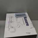 Kitsure Extendable Dish Drying Rack, Large Drying Dish Rack with Cutlery & Cup Holders, Multifunctional Dish Racks for Counter with Drainage, 18.2"-25.7" L x 12.9" W, Grey (Gray)