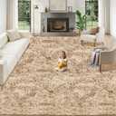 8x10 Area Rugs for Living Room: Soft Camel Fluffy Rug Shag Washable Rug Plush Fuzzy Indoor Carpet for Bedroom Nursery Playroom Girls Boys Kids Room (Camel, 8'x10')