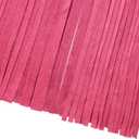 Daddy's New Fishing Buddy Girls Kids 60s 70s Outfits Disco Hippie Costume Fringe Vest Set (Pink)