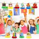 2 x 10 Pcs Back to School Decorations, First Day of School Table Toppers Honeycomb Ornaments Centerpieces, Schools Bus Pencil for Classroom Table Decoration Kids Welcome Back to Schools Party Supplies