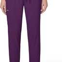 KOI Basics Women's 741 Gemma Jogger Pant Small Tall, Eggplant