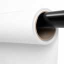 Kate Seamless Paper Backdrop for Photography White Photo Backdrop Paper (106.8''x32.8' Arctic White)