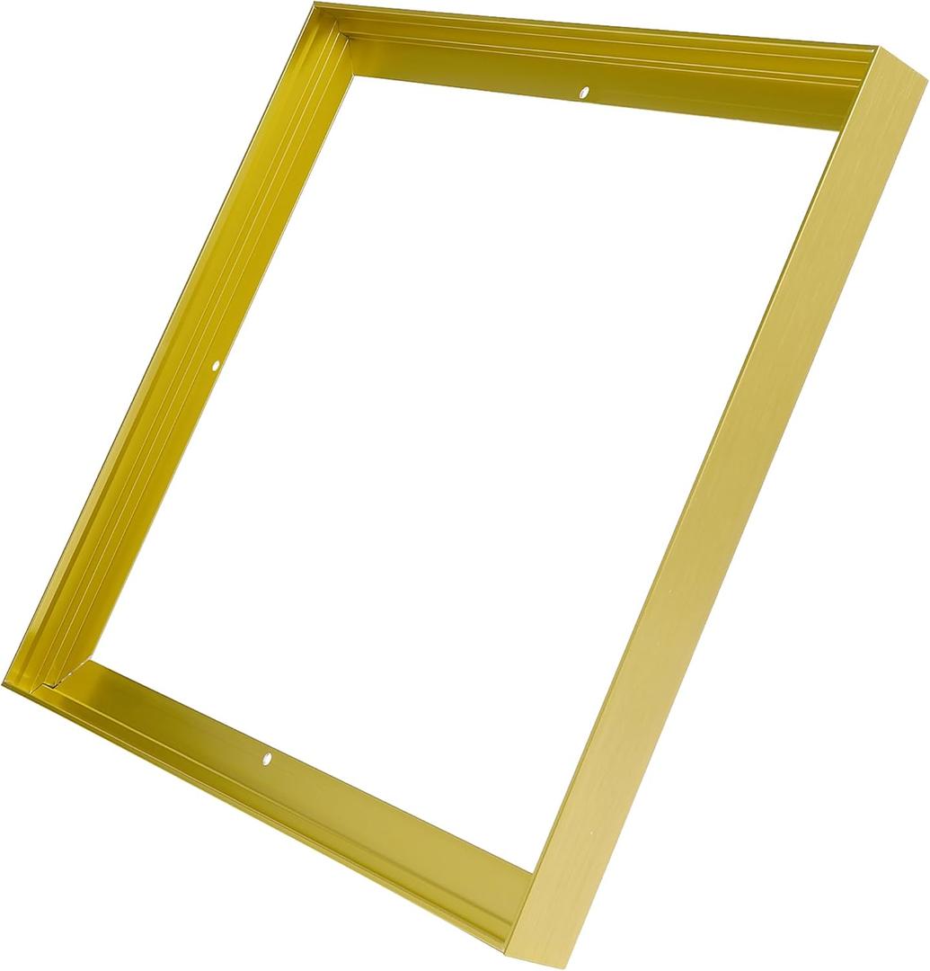24x30 DIY Metal Canvas Frame,1.25" Deep Floater Frame,Light Gold