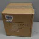 White Rustic Large Round Vase for Table Centerpieces 11 inches, Arina Vase, Earthy Stone Look, Textured, Modern Homes Farmhouse Centerpiece Decor