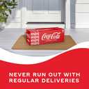 Coca-Cola Fridge Pack Soda Soft Drinks, 7.5 fl oz Cans, 10 Pack - Mini Soda Cans