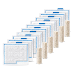 Medium Filter Cartridge Replacement Compatible with Aqueon QuietFlow LED PRO Power Filter Size 10/Power Filter Size 10/E Internal Power Filter Size 20 (16+10 Counts Ammonia Reducer Filter Pads)