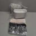 selizo 60 Pack 6.8oz Mini Loaf Baking Cake Pans with Lids, Rectangle Disposable Aluminum Foil Loaf Baking Pans, Small Baking Cake Tins Cup Cake Containers for Thanksgiving Christmas Individual Cakes (Pink)