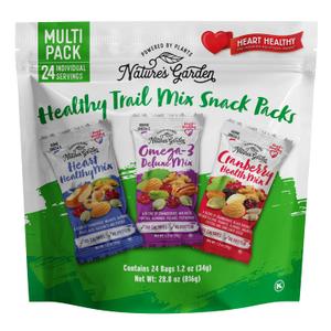 Nature's Garden Healthy Trail Mix Snack Pack (28.8 oz) (1.2 Ounce (Pack of 24)), BBD 03/11/2027
