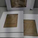 3 Pack Tall Cake Boxes for Tier Cakes 10x10x12 Inch Disposable Layer Tall Cake Baking with Window Large Tierd Bakery Take Out Transport Containers with Handle for Wedding, Birthday, Party