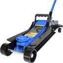 2.5 Ton Car Jack Low Profile Hydraulic Floor Jack, 5500 lbs Capacity, 3.4"-15.2" Lifting Range, Alloy Steel, Black, for Sedans and SUVs