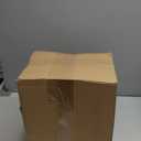 Mouchoi Modern Acrylic Desk File Organizer, Clear File Organizer, Acrylic Magazine Holder, 5 Compartments, Gold Trim