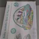 Baby Gym Play Mat, 8-in-1 Tummy Time Mat & Activity Gym, Washable Ball Pit, Infant Play Mat with Detachable Toys for Sensory Exploration and Motor Skill Development (Bluer)