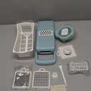 senbowe Ultra-Sharp 420-Grade Hardened Stainless Steel Onion Vegetable Chopper Dicer, 8 Interchangeable Blades, Includes Egg White Separator, Time Saver