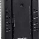 Amazon Basics UPS Battery Backup & Surge Protector 800VA/450W, 12 Outlets, Standby Uninterruptible Power Supply, for Power Outage Protection, Compact, Black