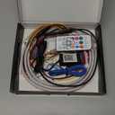 59 Inches RGB Multi-Color Dynamic Scanning Starter Hood Lights, Car LED Hood Light Strip, Exterior Flexible Headlight Waterproof Daytime Running Lamps Strips (1 Set)