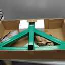 3 Point 2" Trailer Hitch Receiver for Category 2 Tractors, Heavy Duty 3pt Quick Hitch Attachment, Tractor Tow Drawbar Adapter, Compatible with Kubota, Mahindra, Ford, Yanmar, John Deere(Green)