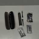 Aquasonic Black Series Ultra Whitening Toothbrush – ADA Accepted Electric Toothbrush 8 Brush Heads & Travel Case – 40,000 VPM Electric Motor & Wireless Charging  4 Modes w Smart Timer