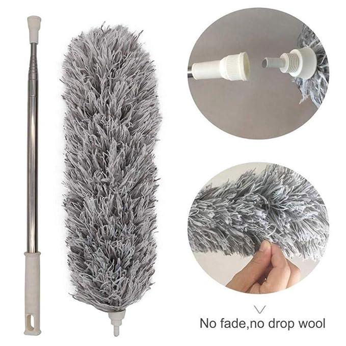 Telescopic Duster Bendable Microfiber Dust Cleaner for Car Home Cleaning | Clothing Shoes & Accessories | Uniforms & Work Clothing | Hats|1 Piece Telescopic Duster