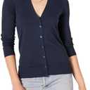 Amazon Essentials Women's Lightweight V-Neck Cardigan Sweater (Plus Size) XXL